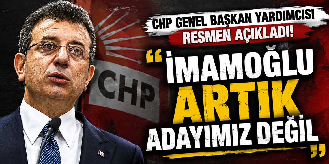 Resmen duyurdu, istifa et dedi! İmamoğlu artık adayımız değil