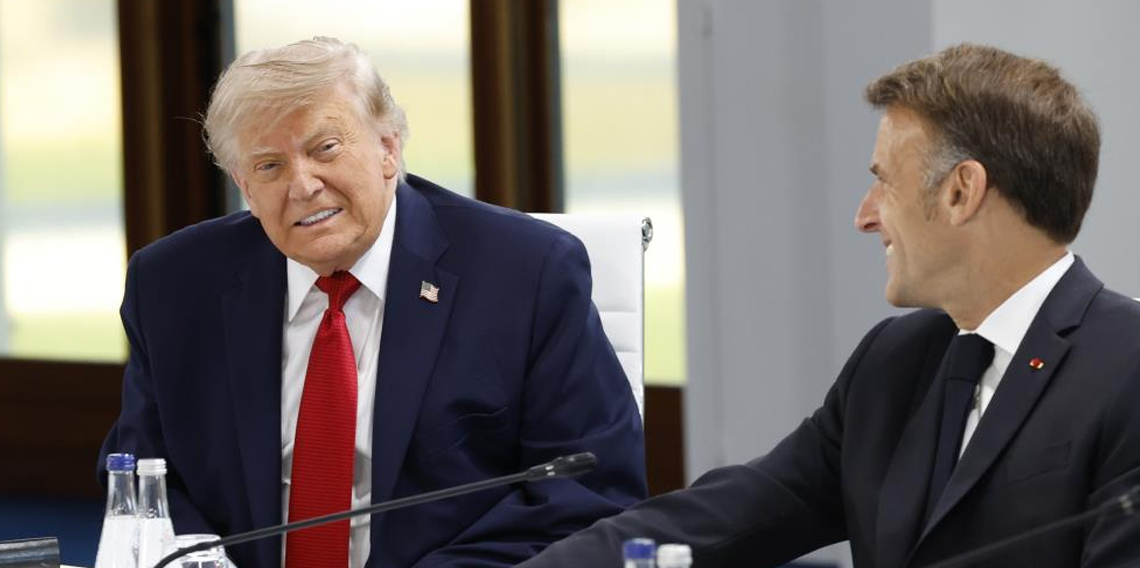 Trump, G7 zirvesinin son gününde toplantıya geç kaldı