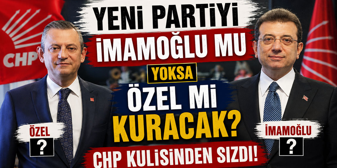 Yeni partiyi İmamoğlu mu yoksa Özel mi kuracak? CHP kulisinden sızdı!