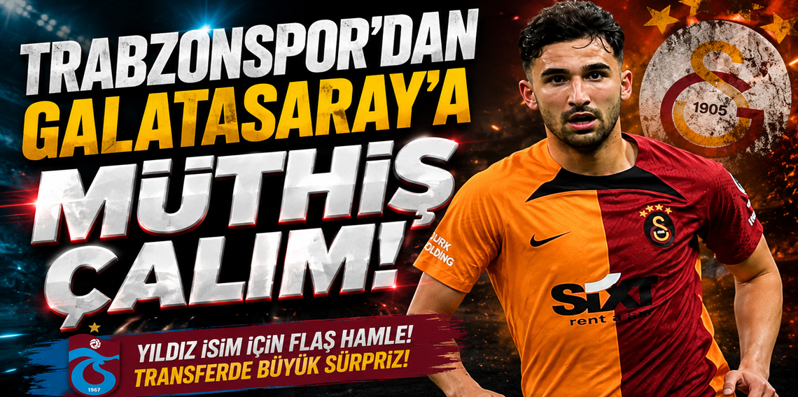 Trabzonspor'dan Galatasaray'a Transfer Çalımı
