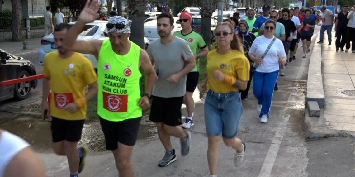 Samsun'da organ bağışına dikkat çeken farkındalık koşusu düzenlendi