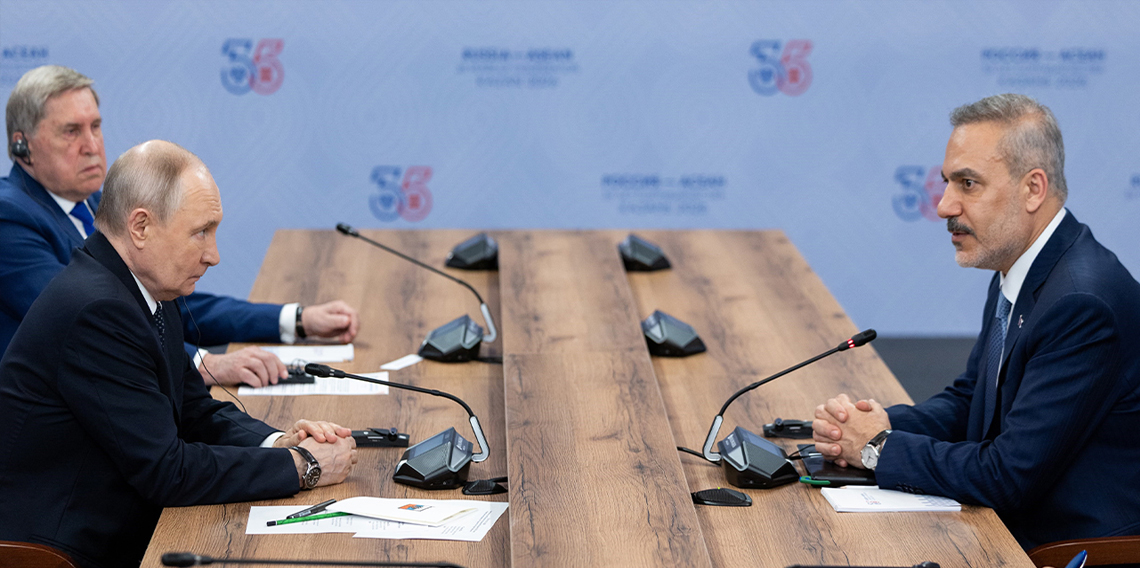 Bakan Fidan, Rusya Devlet Başkanı Putin ile görüştü