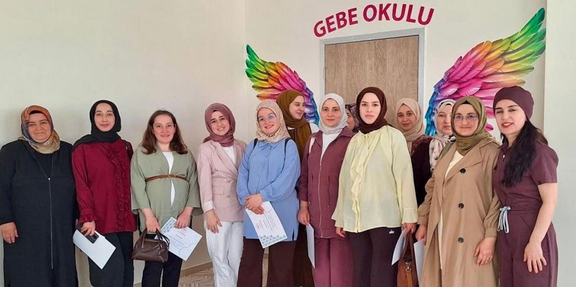 Bayburt’ta anne adaylarına sağlıklı gebelik eğitimi verildi