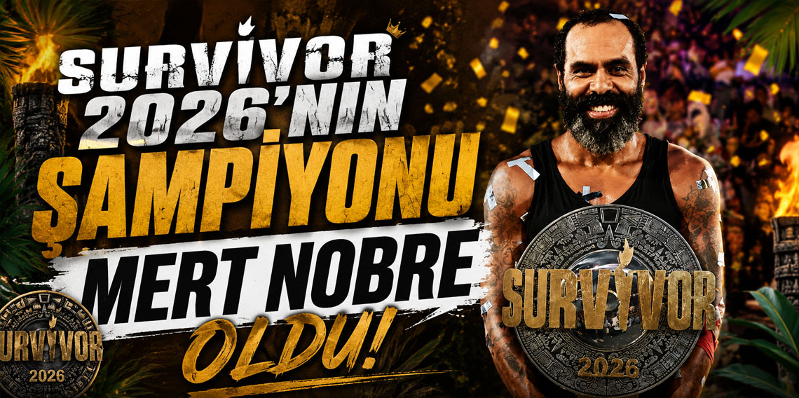 Survivor 2026'nın şampiyonu Mert Nobre oldu!