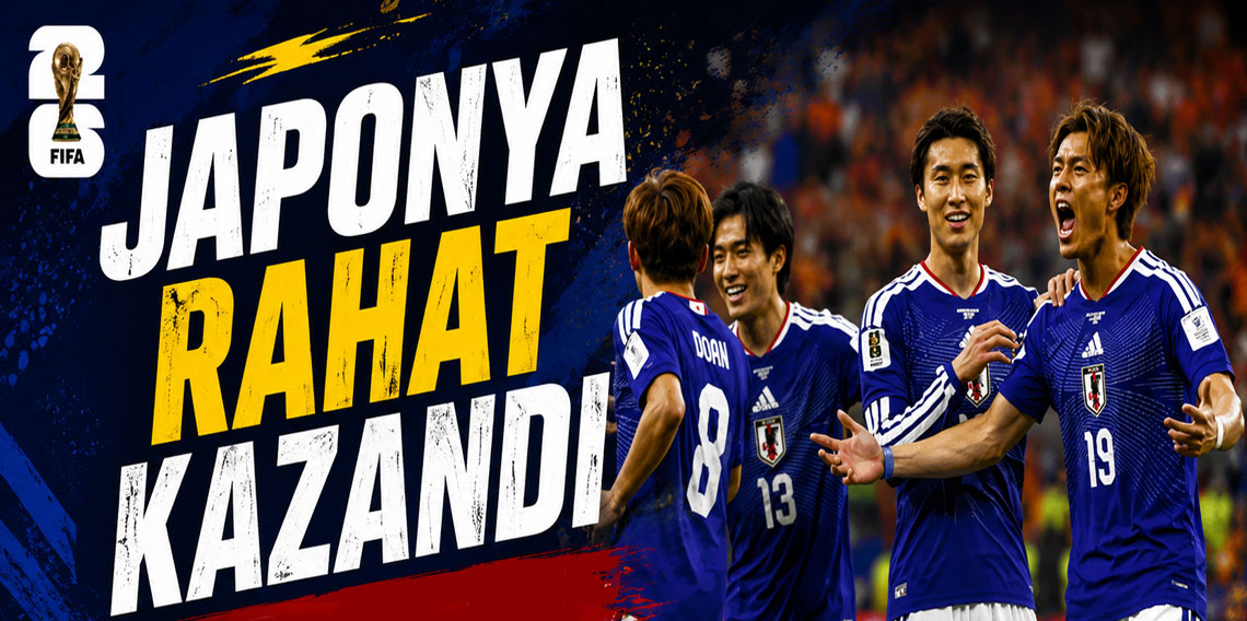 Japonya'dan Tunus karşısında rahat galibiyet!