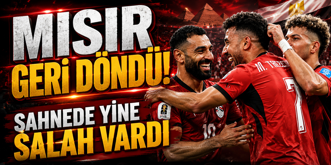 Mısır 2. yarıda Salah ile geri döndü!