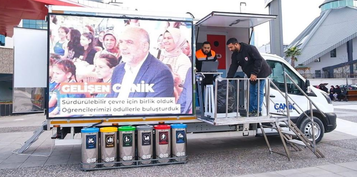 Canik'te atıklar dönüşüyor, aile bütçesine destek oluyor