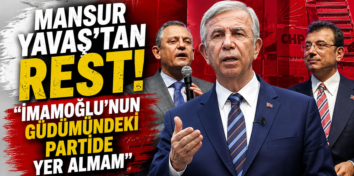 Mansur Yavaş'tan rest: İmamoğlu'nun güdümündeki partide yer almam