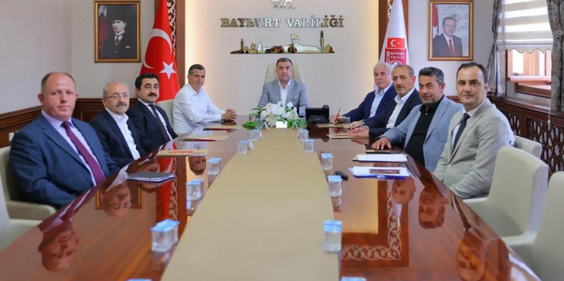 Bayburt OSB'de yatırımlar masaya yatırıldı! Altyapı ve yeni projeler değerlendirildi