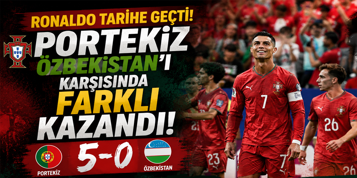 Portekiz, Özbekistan'ı farklı geçti