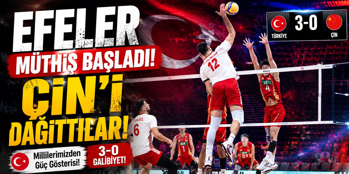 EFELER MÜTHİŞ BAŞLADI! ÇİN’İ DAĞITTILAR!