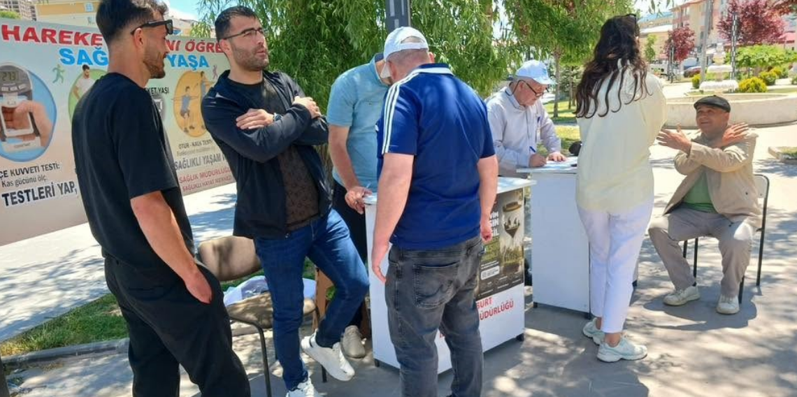 Bayburt'ta hareket yaşı taramaları devam ediyor