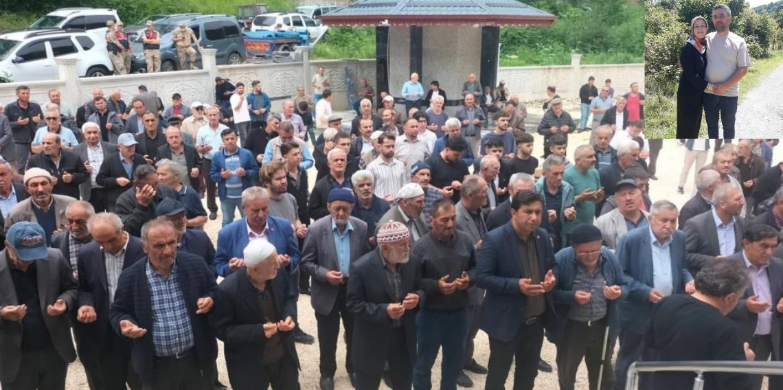 Ordu'da eşi tarafından öldürülen 4 çocuk annesi son yolculuğuna uğurlandı