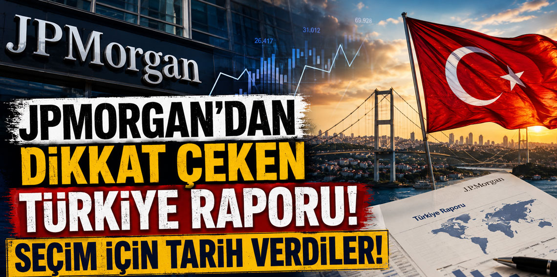 JPMorgan'dan dikkat çeken Türkiye raporu: Seçim için tarih verdiler!
