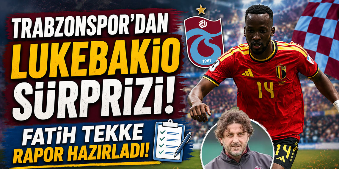Trabzonspor'dan Lukebakio sürprizi! Fatih Tekke rapor hazırladı!