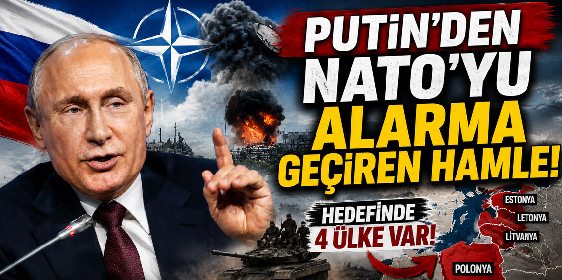 Putin'den NATO'yu alarma geçiren hamle! Hedefinde 4 ülke var!