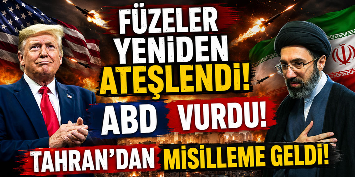 Füzeler yeniden ateşlendi! ABD vurdu, Tahran'dan misilleme geldi