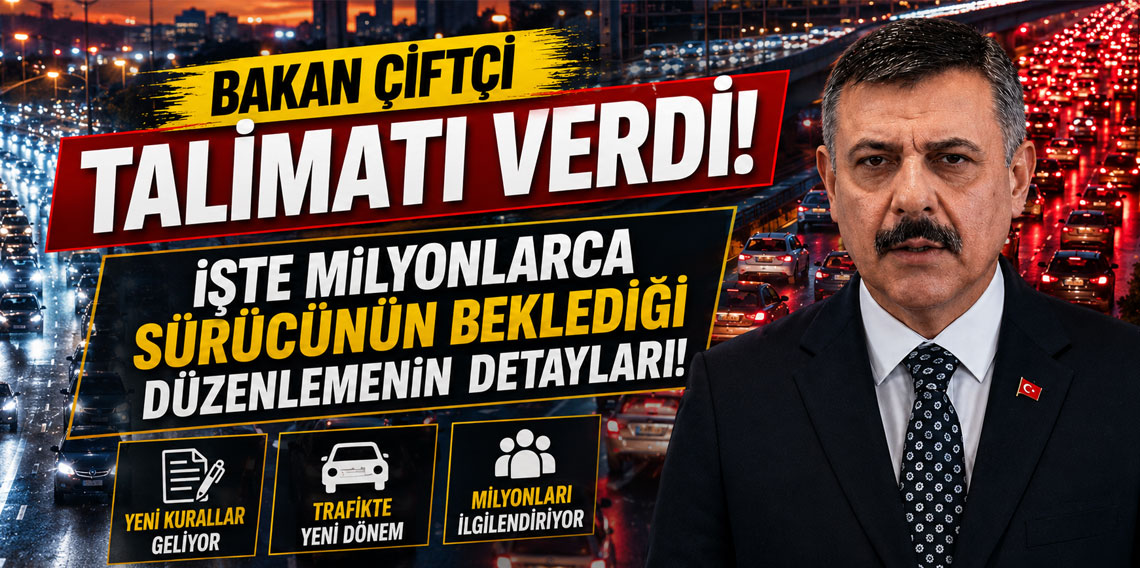 Bakan Çiftçi talimatı verdi! İşte milyonlarca sürücünün beklediği düzenlemenin detayları