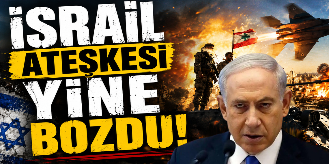 İsrail'i anlaşma da durdurmadı! Lübnan'ın güneyine hava saldırısı