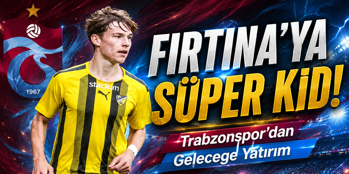 Trabzonspor'dan On Numaraya 'Süper Kid' Ahti Haikala