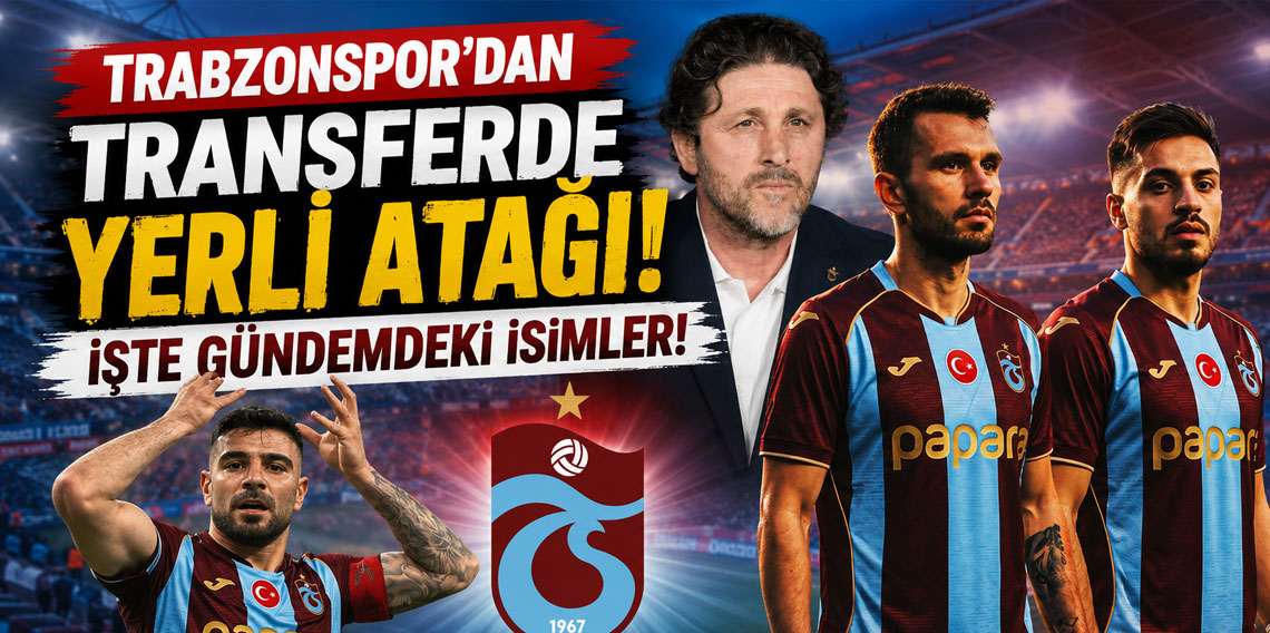 Trabzonspor'dan transferde yerli atağı! İşte gündemdeki isimler