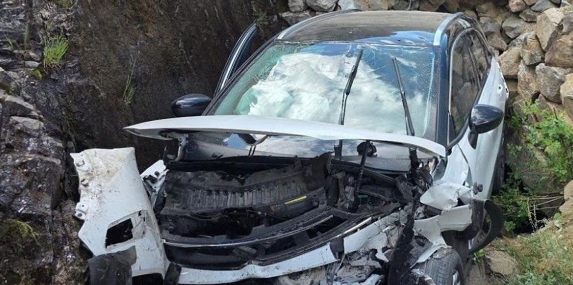 Giresun'da otomobil su kanalına düştü: 1 ölü, 4 yaralı