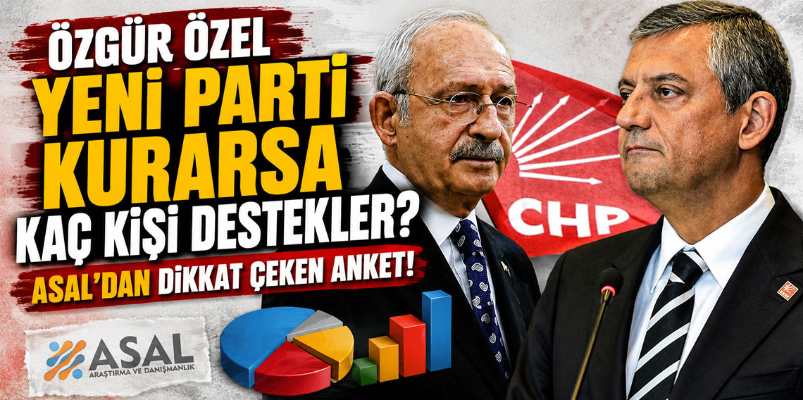 Özgür Özel yeni parti kurarsa kaç kişi destekler? ASAL'dan dikkat çeken anket!