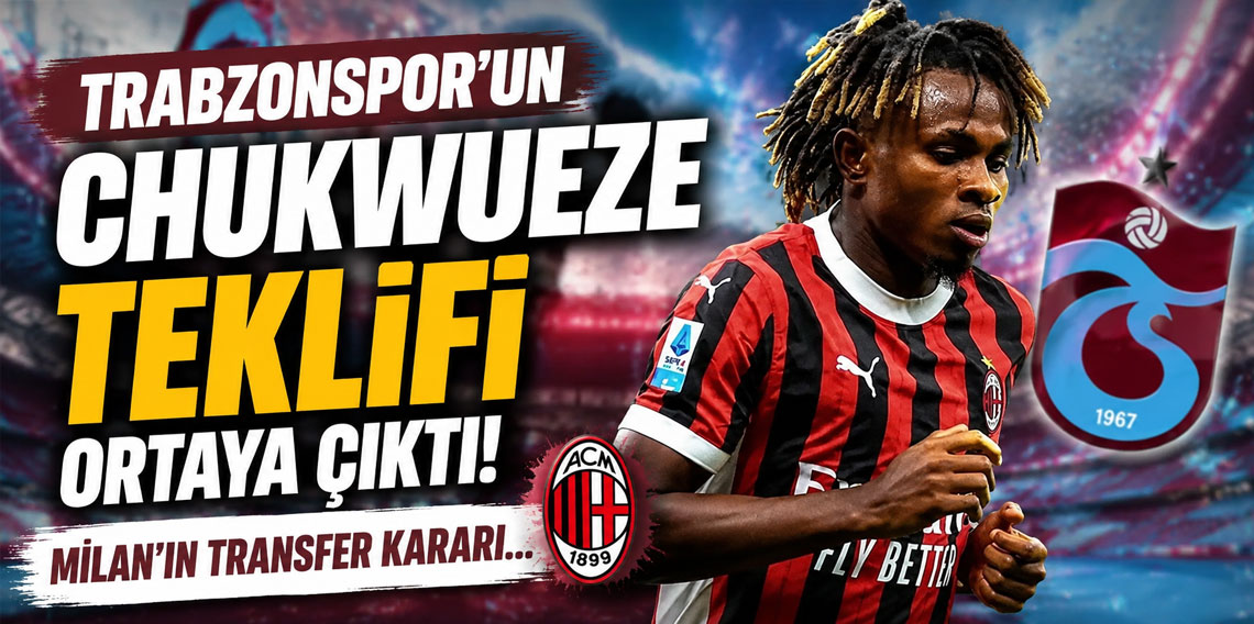 Trabzonspor'un Chukwueze teklifi ortaya çıktı! Milan'ın transfer kararı...