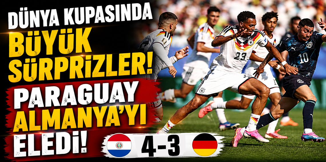 Almanya Dünya Kupası'na veda etti!
