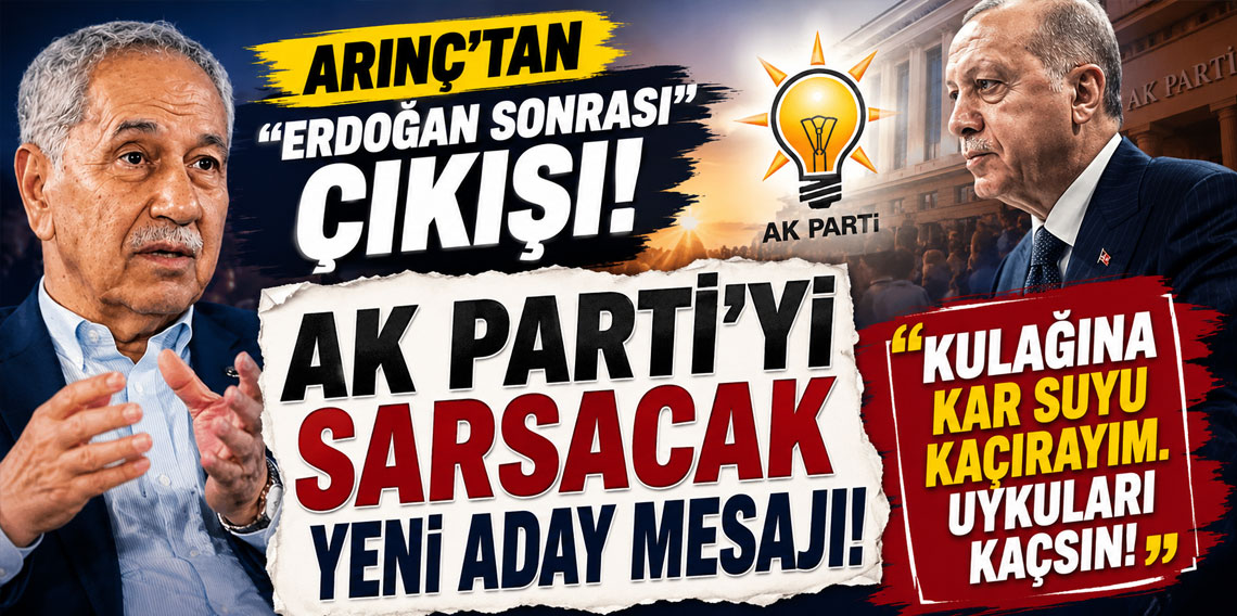 Bülent Arınç'tan ''Erdoğan sonrası'' çıkışı: ''Kulağına kar suyu kaçırayım. Uykuları kaçsın!''
