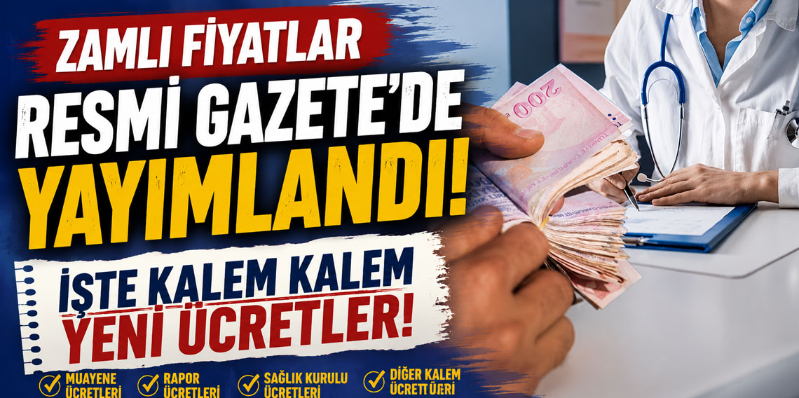 Muayene katılım paylarına zam geldi! İşte kalem kalem yeni ücretler