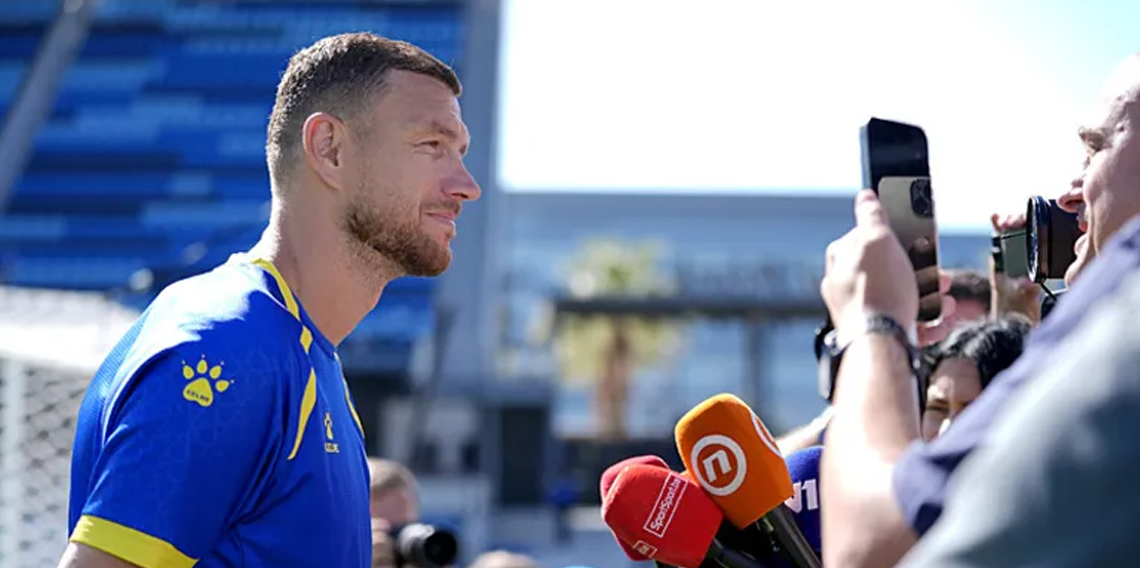 Edin Dzeko: Şans eseri buraya gelmedik!