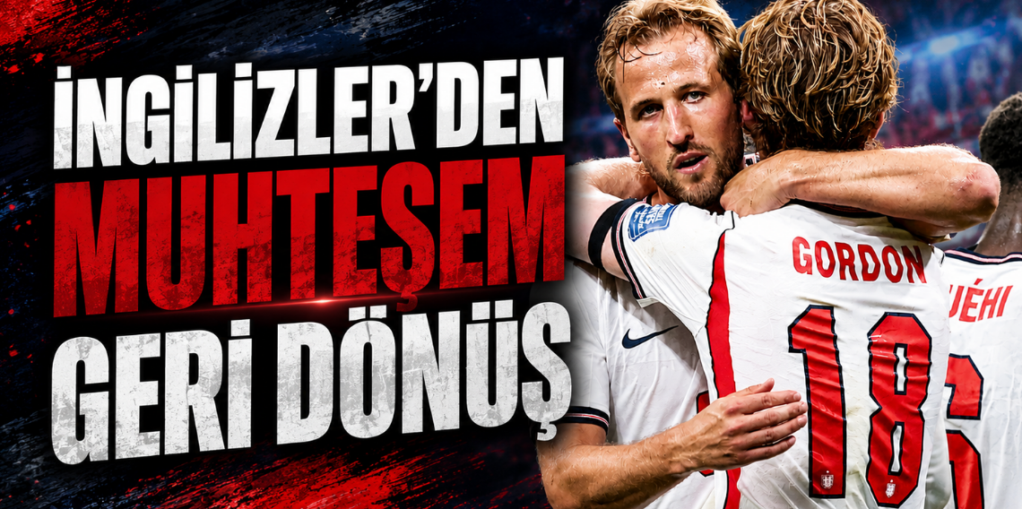 İngiltere'den muhteşem geri dönüş