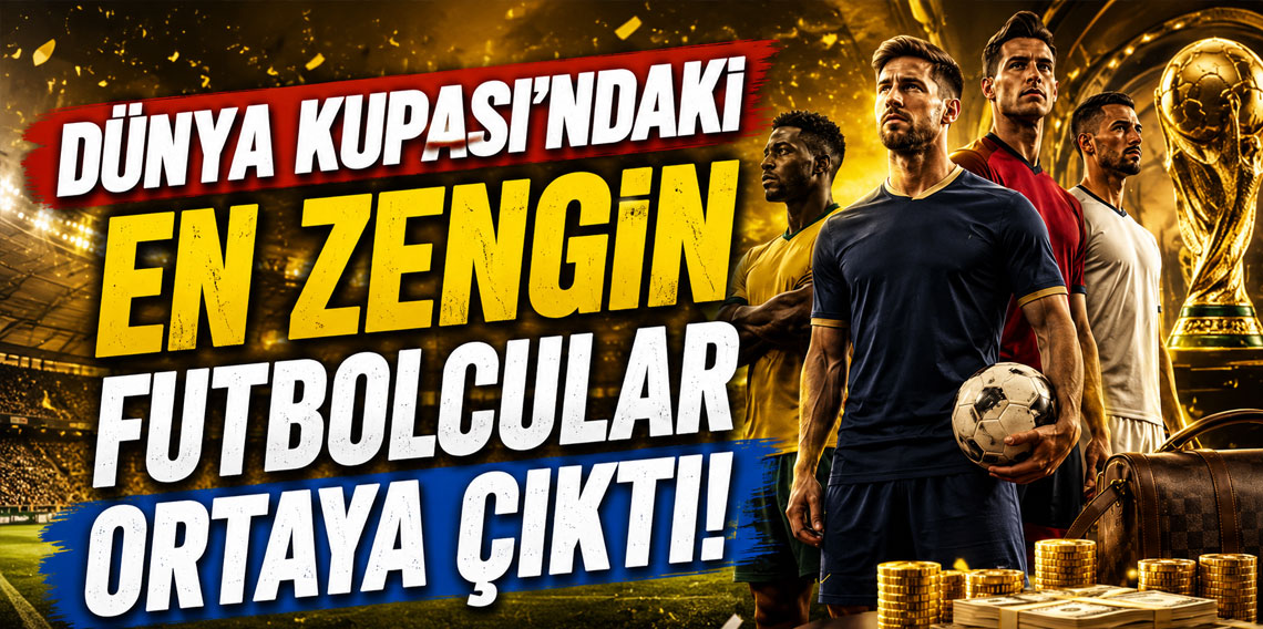 Dünya Kupası'ndaki en zengin futbolcular ortaya çıktı!