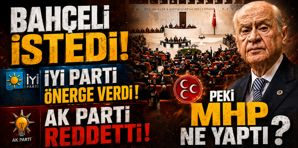 İYİ Parti'nin Askeri Hastane Önergesi AK Parti'nin Oylarıyla Reddedildi