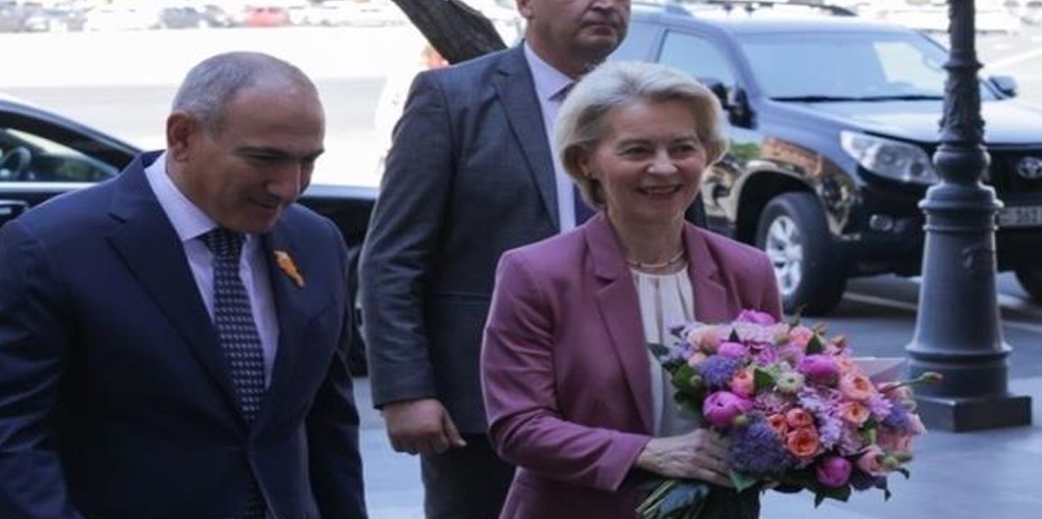 Avrupa Komisyonu Başkanı Leyen, Paşinyan ile görüştü