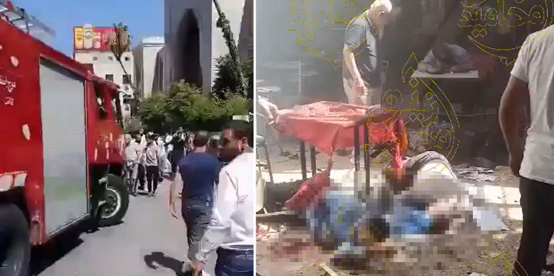 Şam'da bir kafede patlama! Çok sayıda yaralı var!