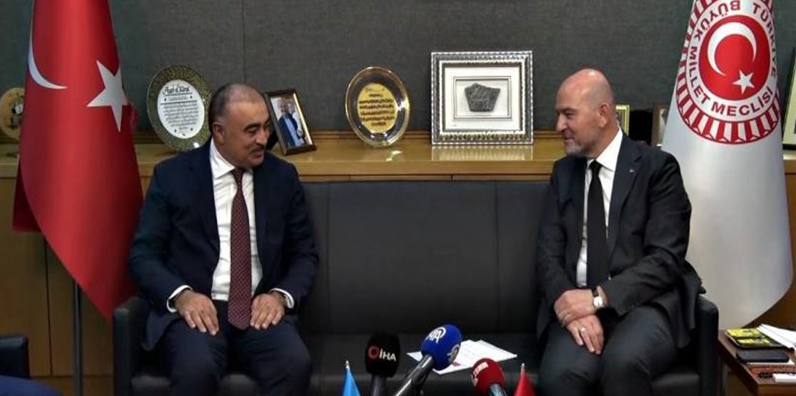 Soylu, Azerbaycan Ankara Büyükelçisi Memmedov'u kabul etti