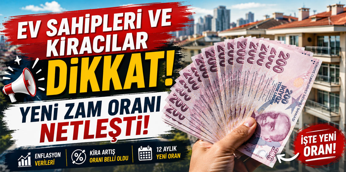 Ev sahibi ve kiracılar dikkat! Temmuz ayı kira zam oranı belli oldu