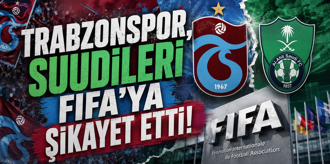 TRABZONSPOR, SUUDİLERİ FIFA’YA ŞİKAYET ETTİ!