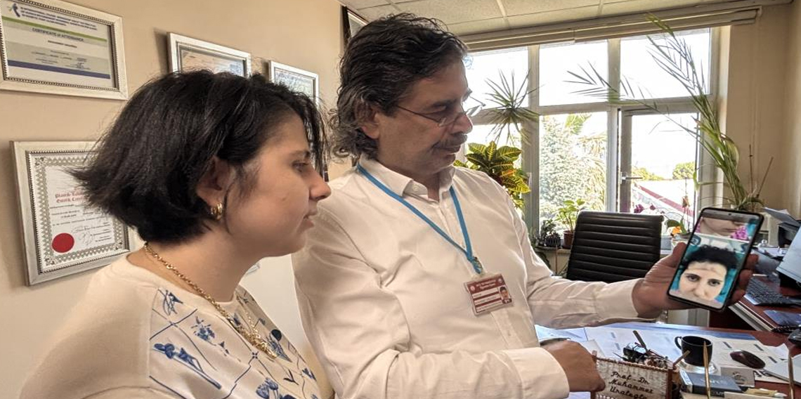 Beyin tümörü ameliyatı sonrası çöken alnı, 3 boyutlu implantla düzeltildi