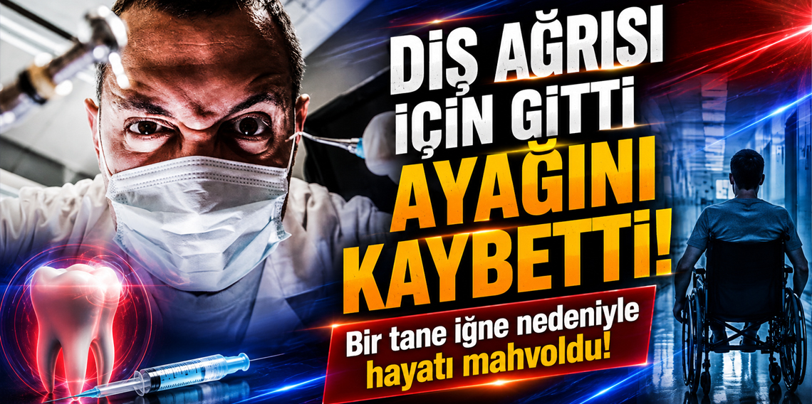 Şok İddia! Diş ağrısı şikayetiyle gitti, ayağını kullanamaz hale geldi