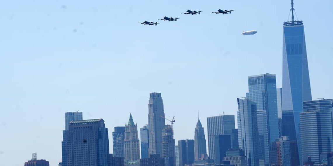 ABD'nin bağımsızlığının 250. yılı New York'ta hava ve deniz törenleriyle kutlandı