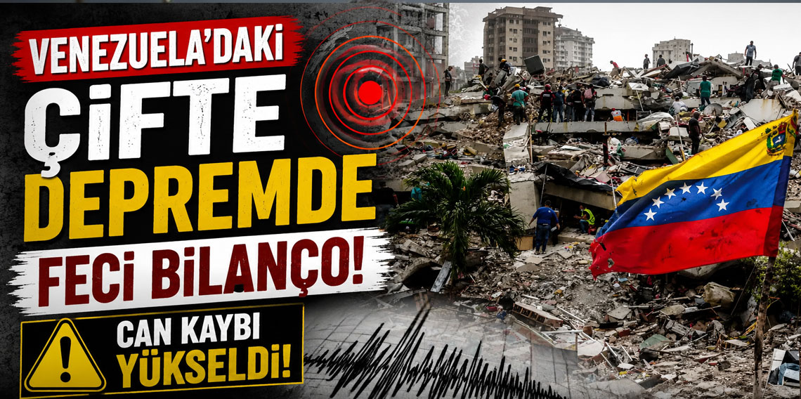 Venezuela'daki çifte depremde feci bilanço! Can kaybı yükseldi!