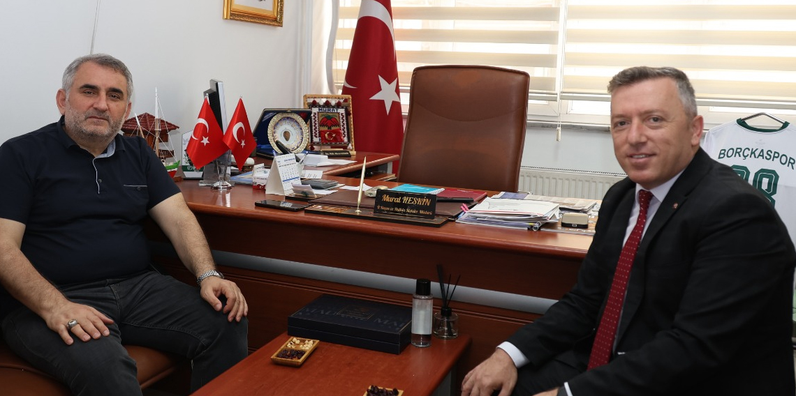 AÇÜ Rektörü Aydın’dan Valilik Basın Müdürü Keskin’e Ziyaret