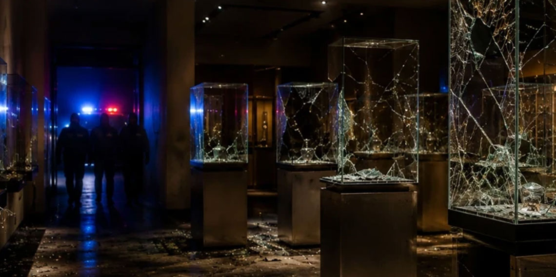 Louvre Müzesi'nden sonra bir müzede daha film gibi soygun!