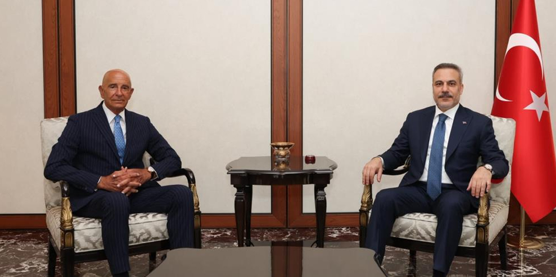 Bakan Fidan, ABD’nin Ankara Büyükelçisi Barrack’ı kabul etti