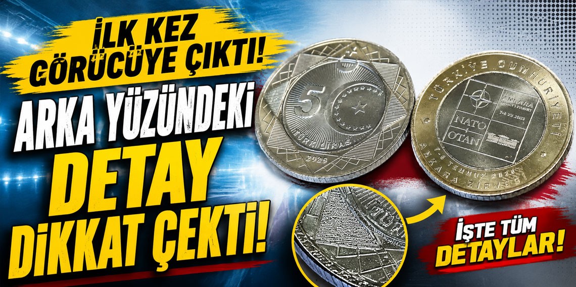 Ankara'daki NATO Zirvesi anısına tedavülde kullanılacak özel 5 lira basıldı