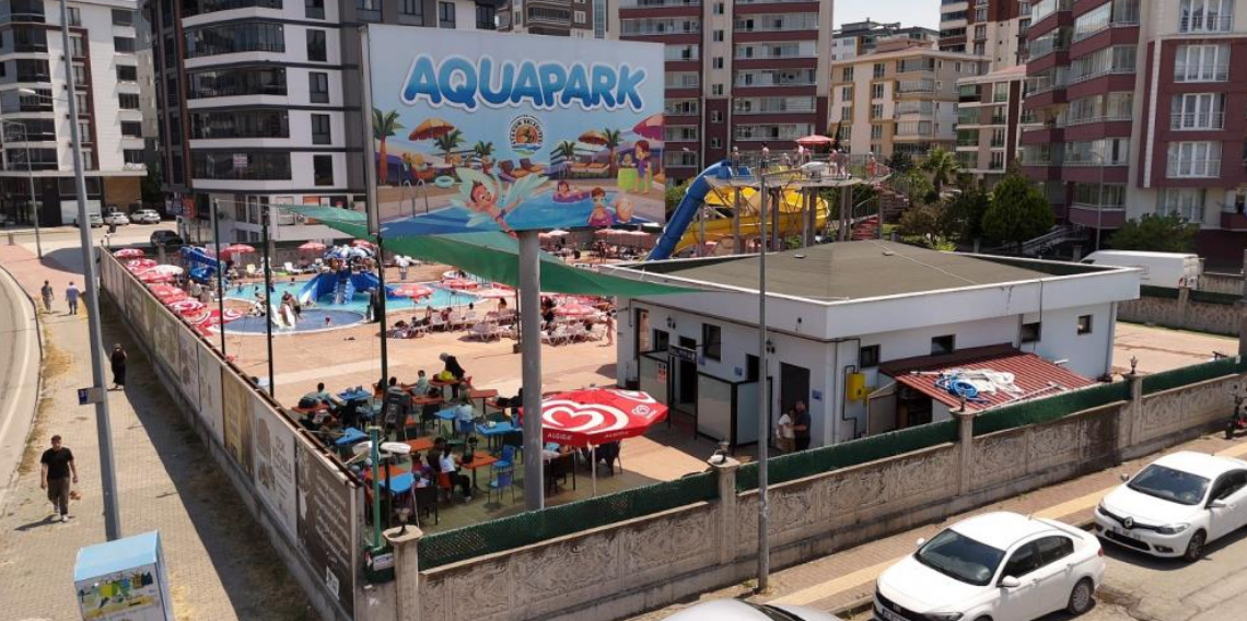 Atakum'da aqua park kapılarını açtı