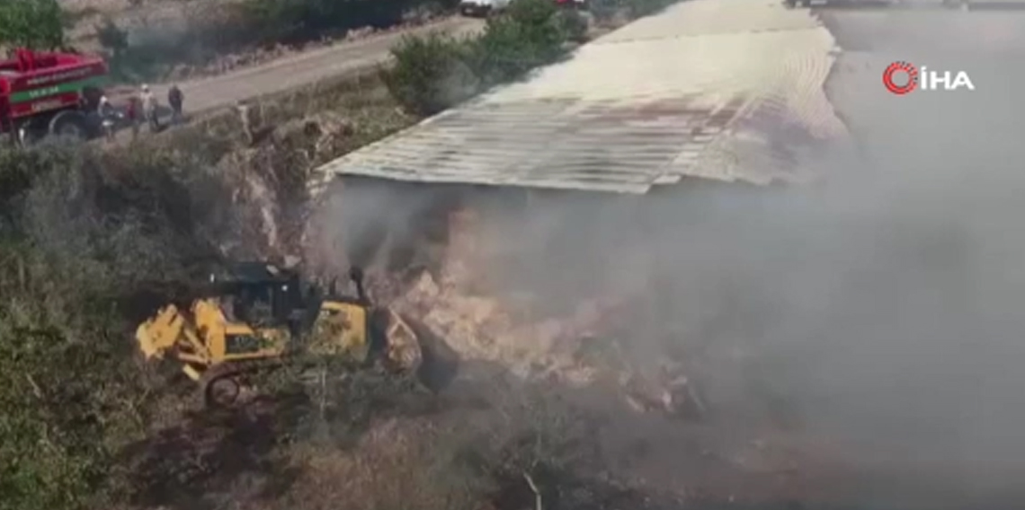 Balıkesir’de üç ayrı noktada yangın